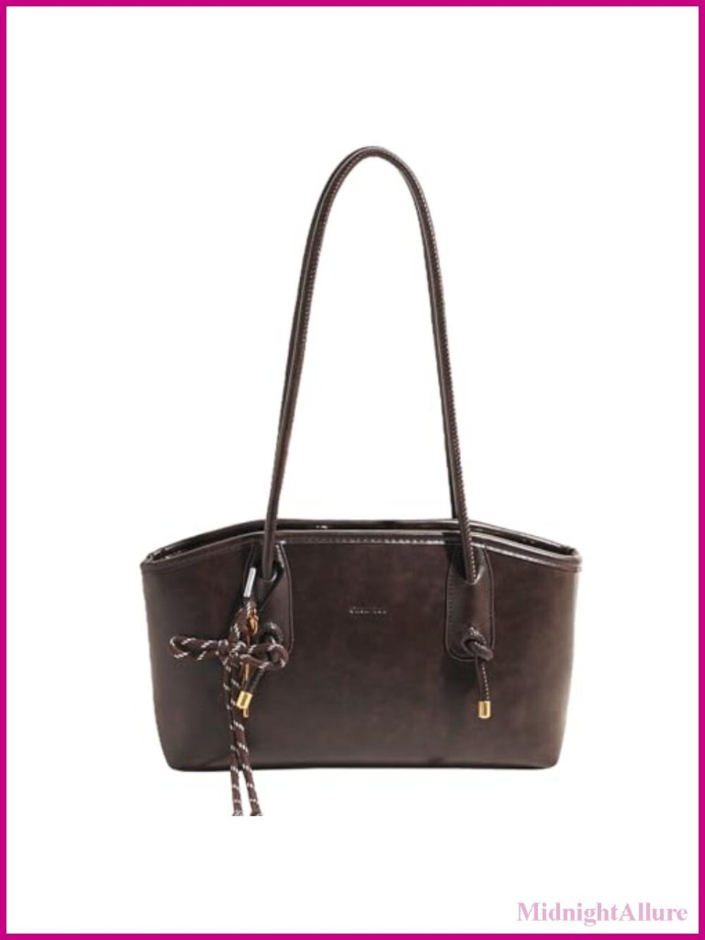 Faux Leather Shoulder Bag Vintage Hobo Handbag Everyday Purse